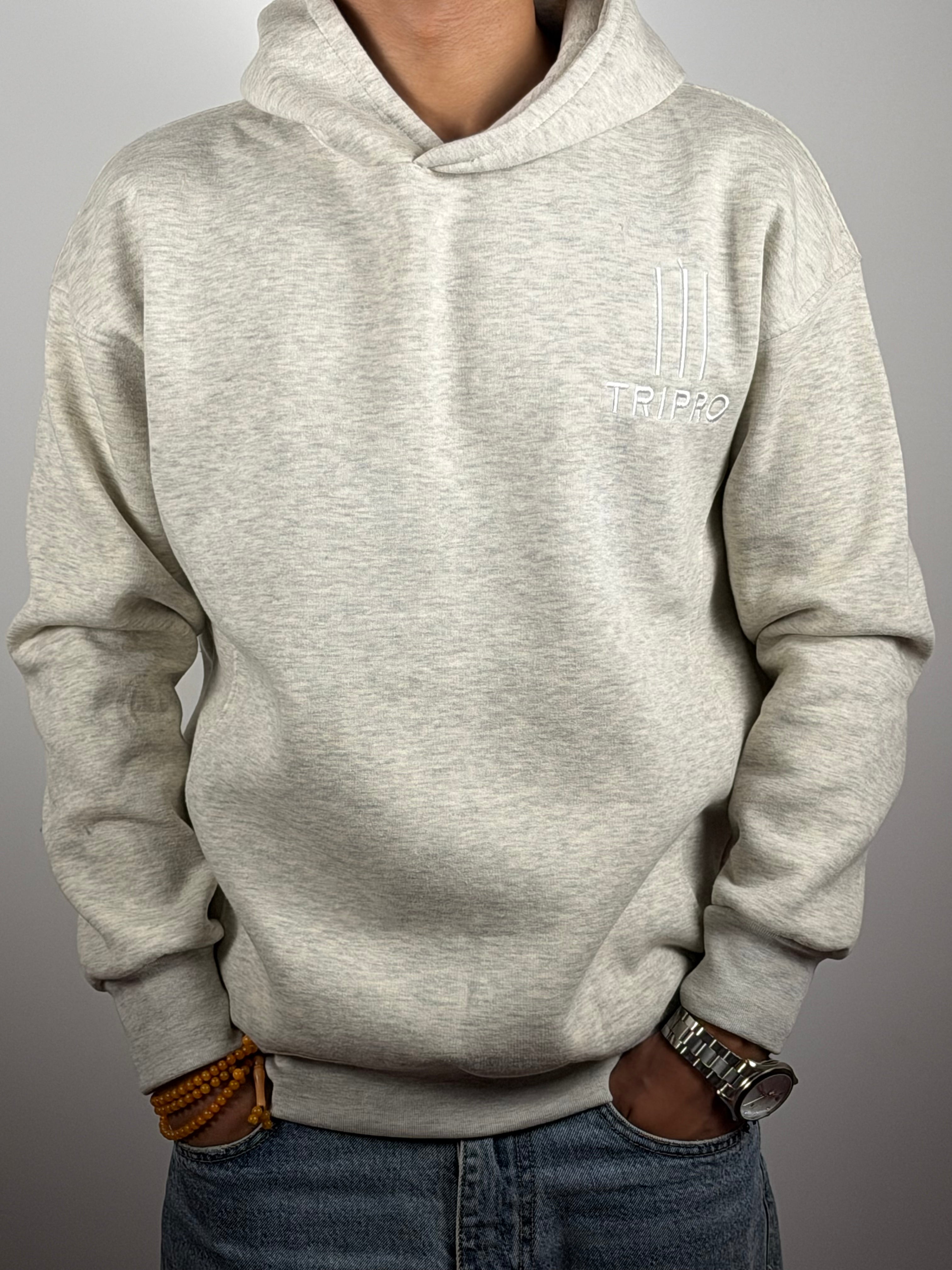 Hoodie -Boxy Fit -Gray