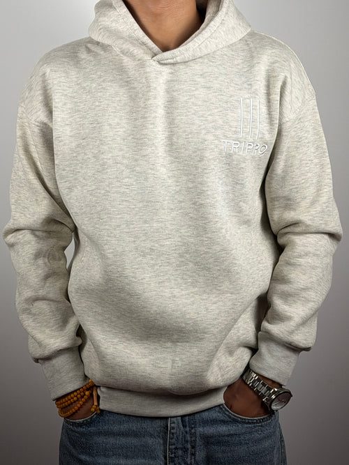 Hoodie -Boxy Fit -Gray