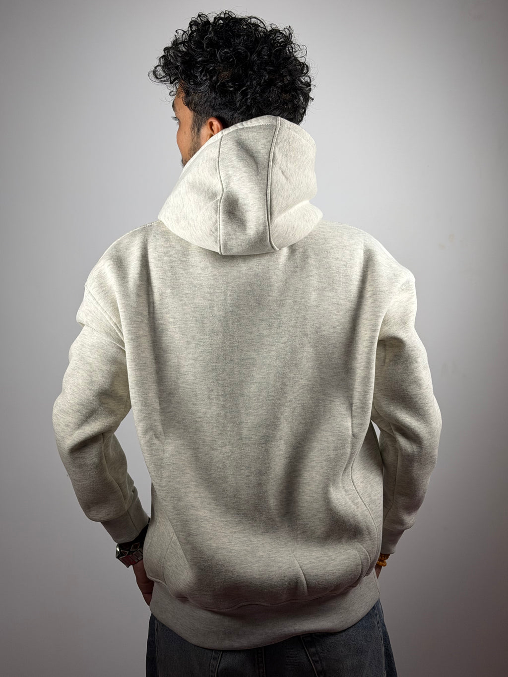 Hoodie -Boxy Fit -Gray
