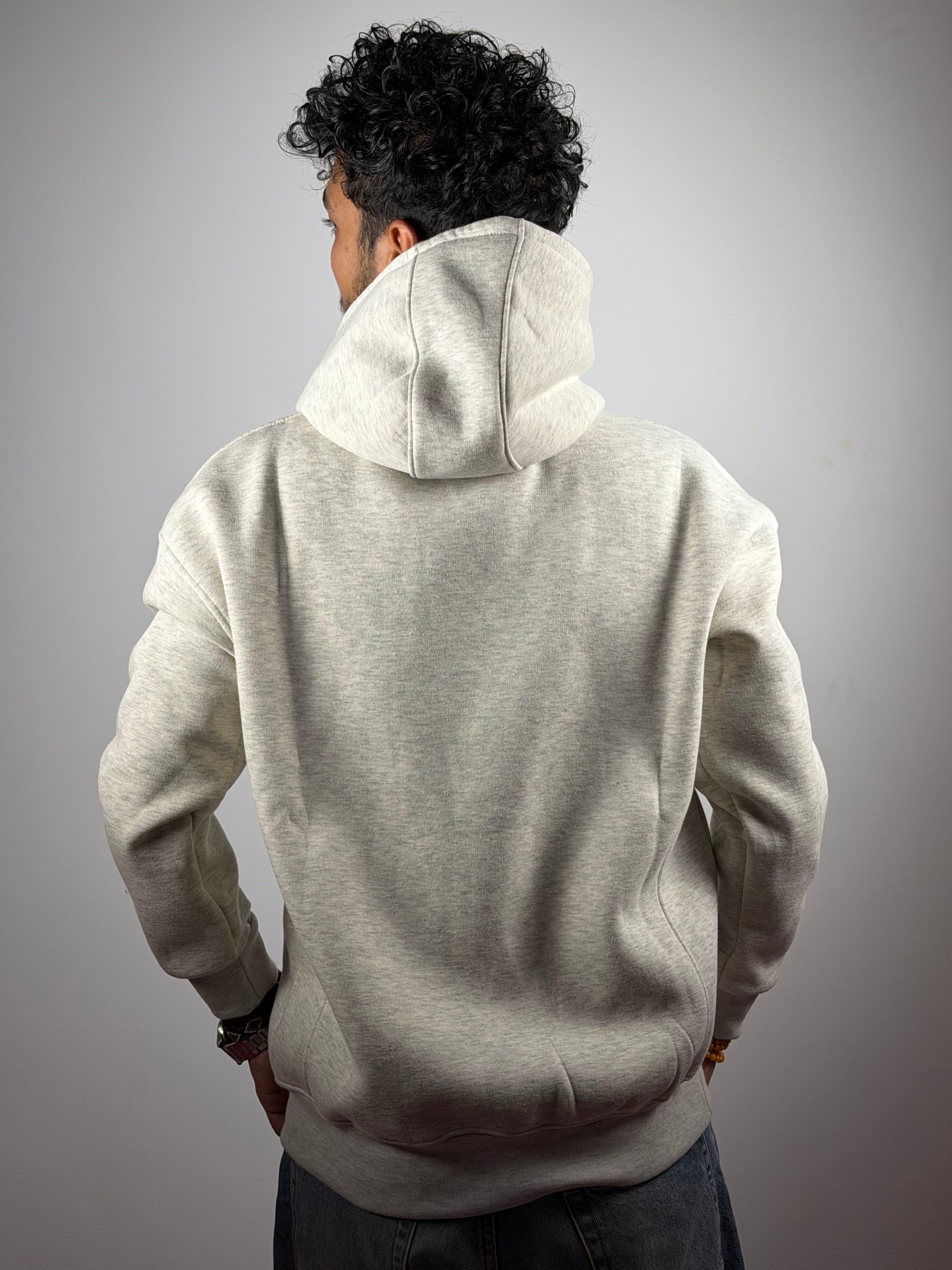 Hoodie -Boxy Fit -Gray