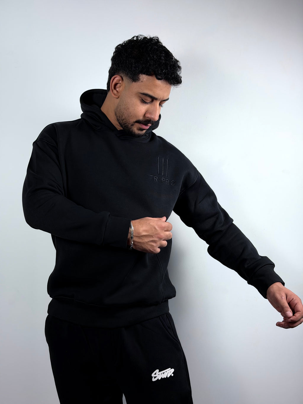 Hoodie -BoxyFit -Black