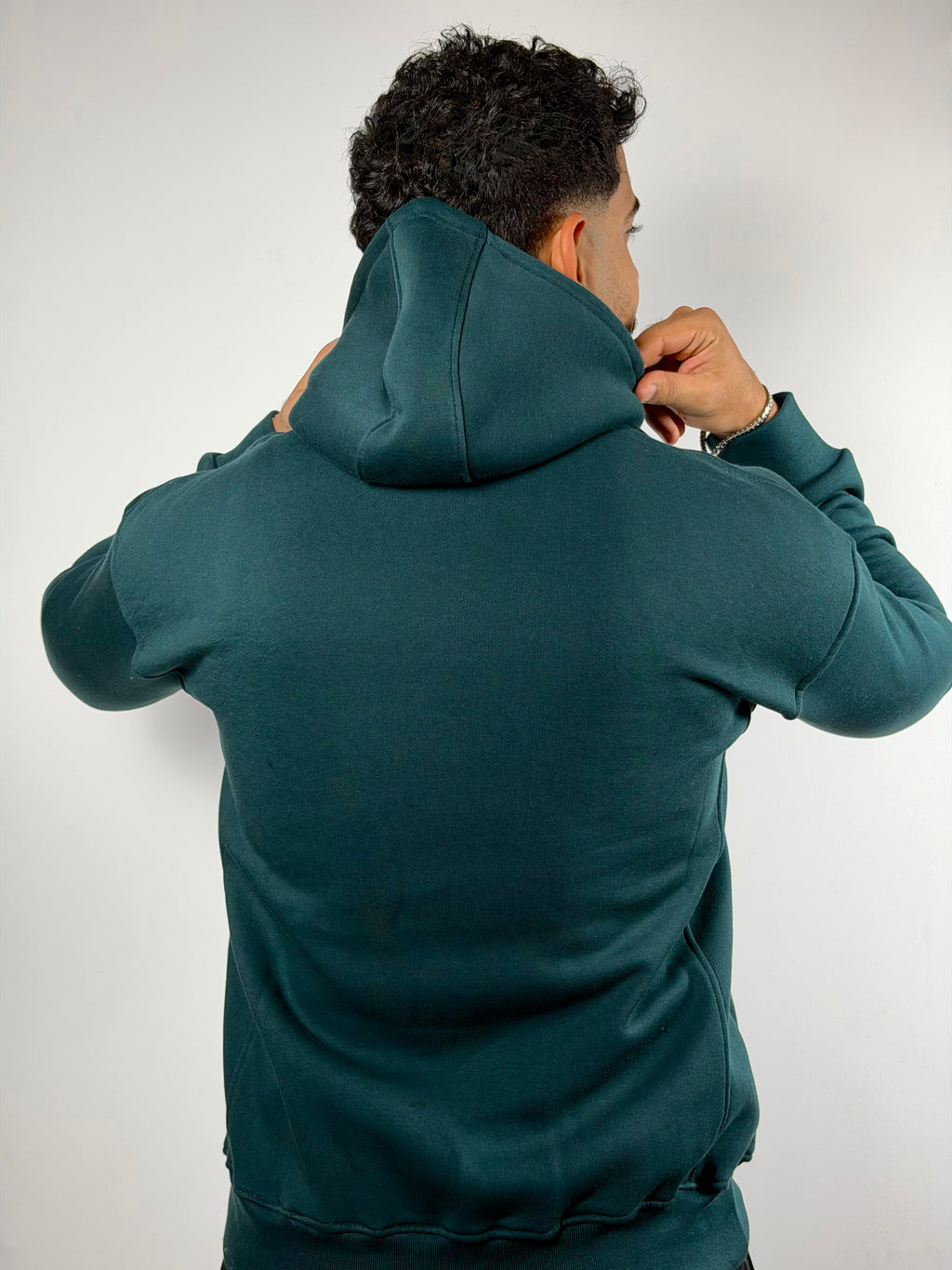Hoodie -Boxy Fit -Olive