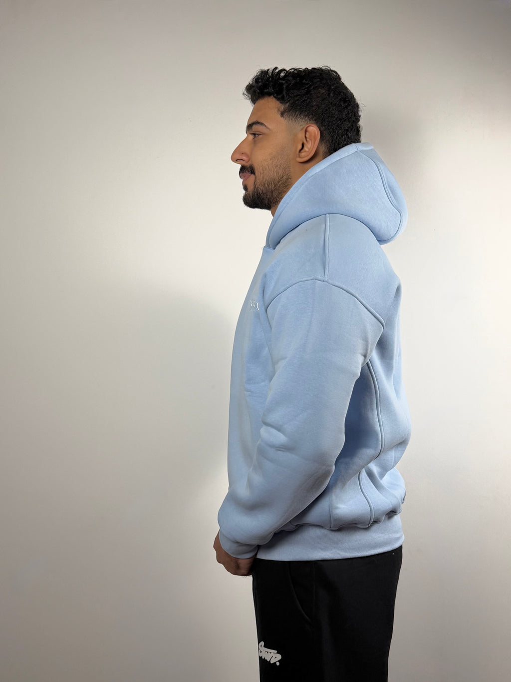 Hoodie -Boxy Fit -Blue