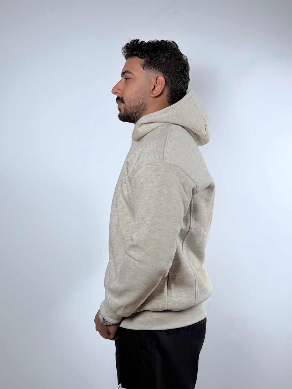 Hoodie -Boxy Fit -Gray